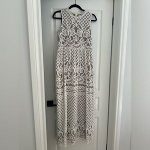 Hallhuber Maxi White Lace dress
